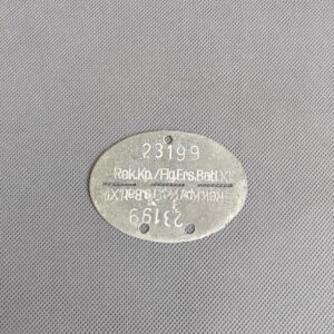 ID známka Luftwaffe rekrut